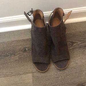 Never worn heeled booties